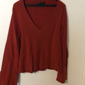 Clearance Orange scoop neck sweater US 2X